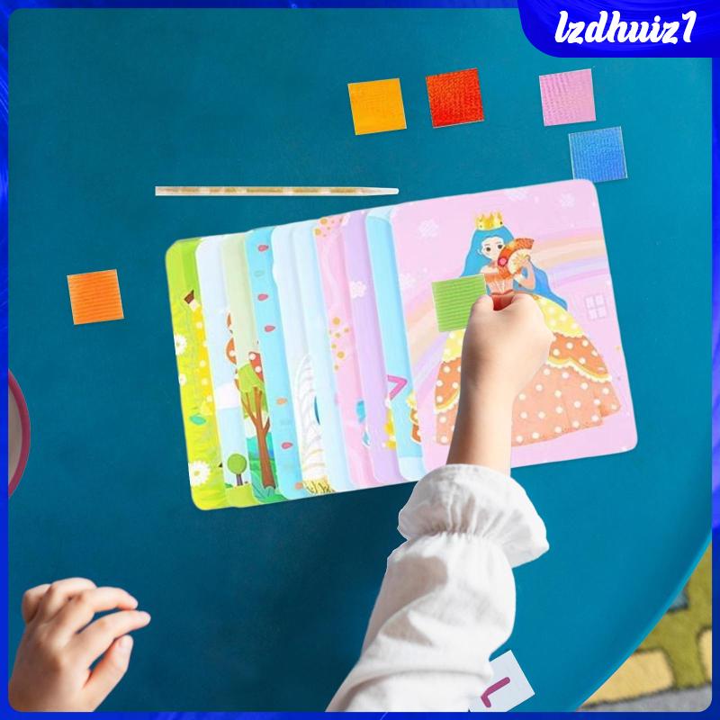 Sách Vải Dán Hình Công Chúa Mặc Đồ Sáng Tạo Giáo Dục Cho Bé