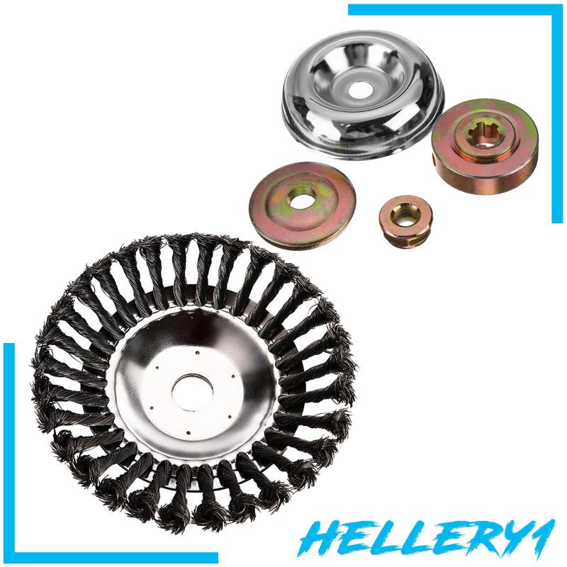 Đầu Bàn Chải Sợi Thép Phủ Dây Xoay Làm Sạch Rỉ Sét