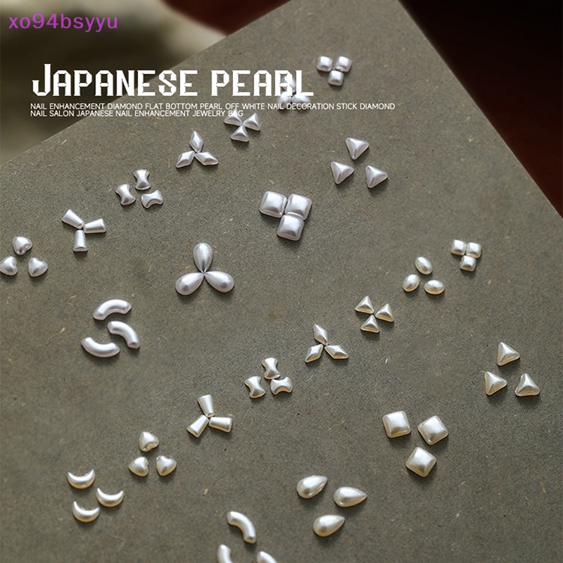 Set 100 Hạt Ngọc Trai 3D Tự Nhiên Trang Trí Móng Tay xo94bsyyu