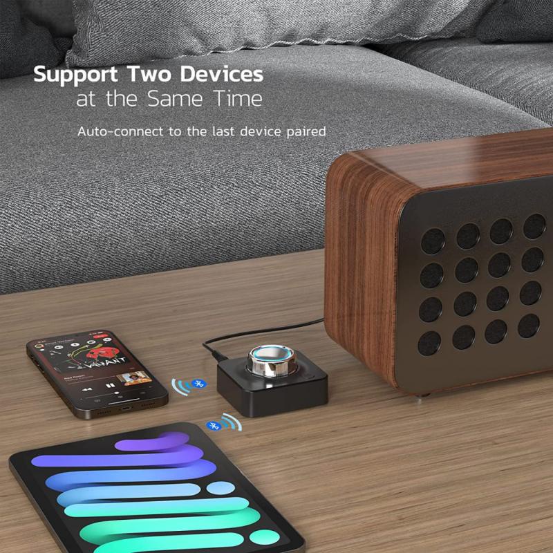 Thiết Bị Nhận Tín Hiệu Âm Thanh Bluetooth 5.0 3D Không Dây Hỗ Trợ Thẻ TF RCA 3.5mm 3.5 AUX Cho Loa Xe Hơi