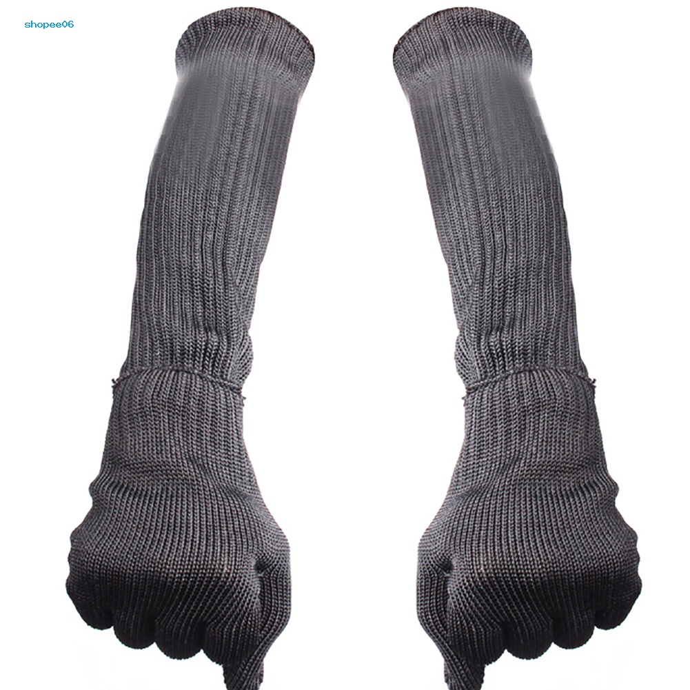 Bộ 2 Ống Bảo Vệ Cánh Tay Bằng Thép Không Gỉ 5 Mức Độ An Toàn Chống Đứt