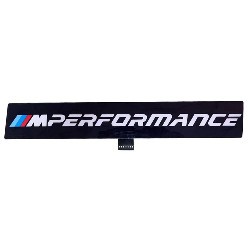 1 Bộ Miếng Dán Bảng Điều Khiển Đèn LED Xanh Dương Cho Kính Chắn Gió Xe Hơi Jdm