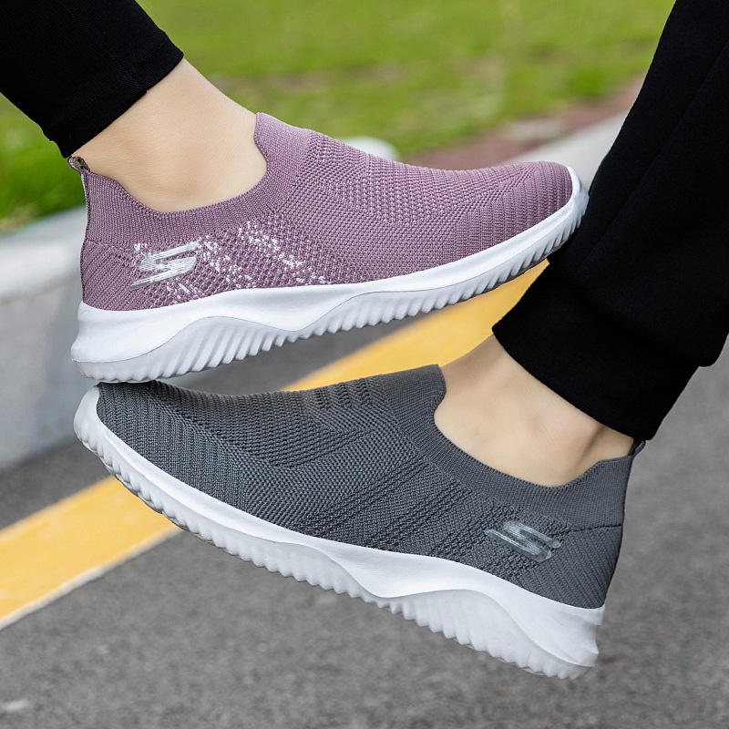 Giày Thể Thao Skechers_Giày Hè Thoáng Khí Cỡ Lớn Cho Nam Nữ