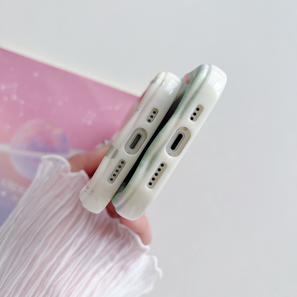 Ốp lưng Vivo V27 Pro V27e V25 V25e V21 V20 V23e V23 V15 V9 S1 Pro Oil Painting flower the sky snow mountain Wave border soft phone case