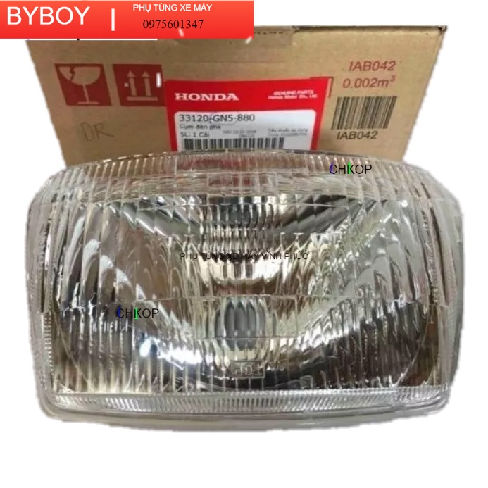 Chóa đèn xe super DREAM - pha đèn Dream đời đầu hdv B&B