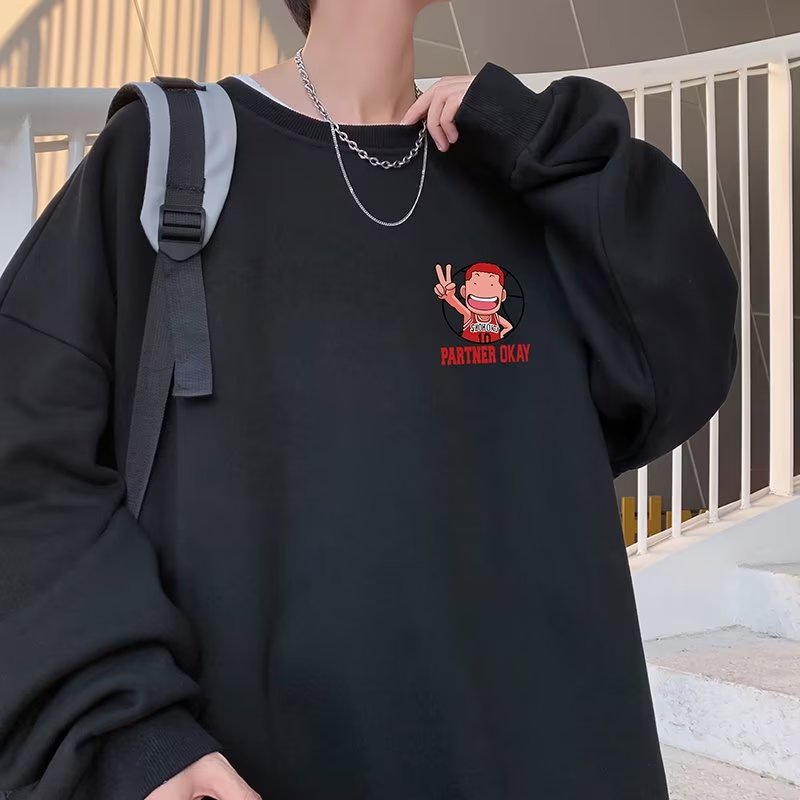 Áo Nỉ nam big size có size lớn M-8xl Áo Hoodie Tay Dài Dáng Rộng In Họa Tiết Hoạt Hình Slam dunk master Phong Cách Nhật Bản Thời Trang Cho Nam Và Nữ