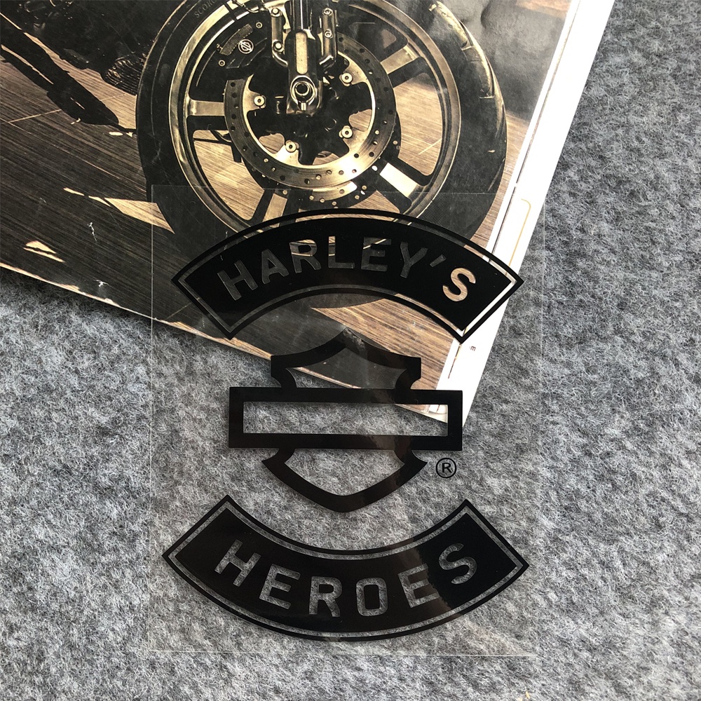 Nhãn Dán Trang Trí Nắp Bình Xăng Xe Mô Tô Harley Davidson In Logo Kiểu Retro