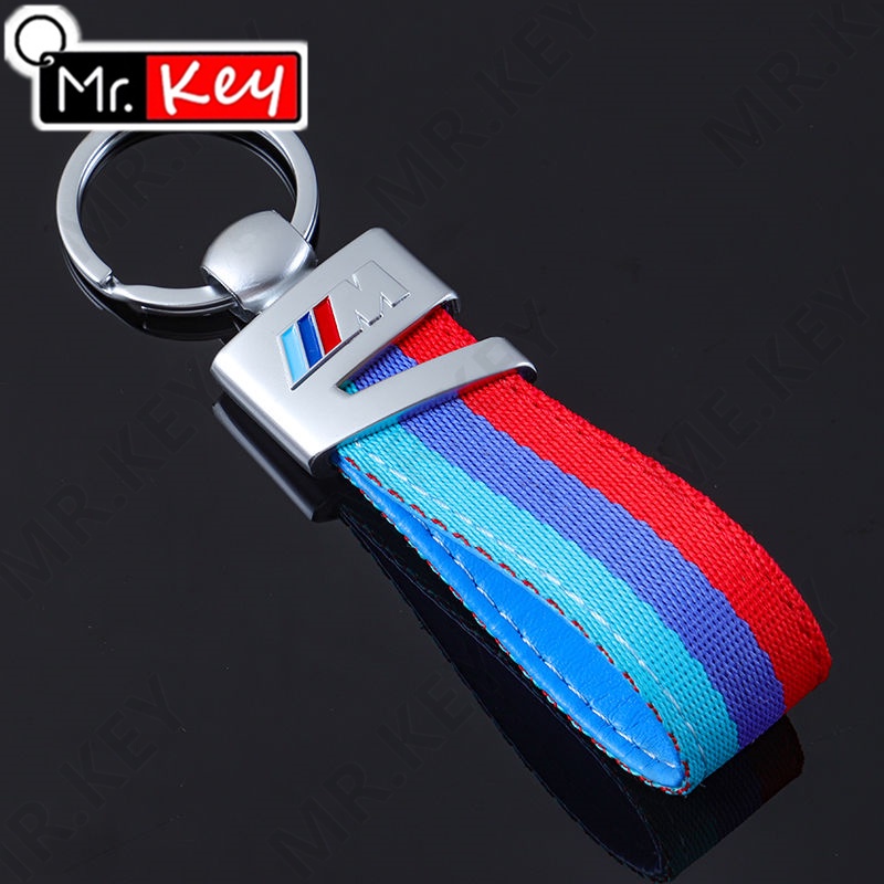 Móc Khóa Dây Nylon Bện Ba Màu Mr.Key Dành Cho Xe Hơi Biểu Diễn Đức