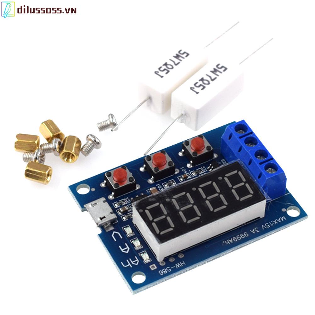 Bản Mạch Thử Dung Lượng Pin HW-586 18650 Lithium Lead-Acid