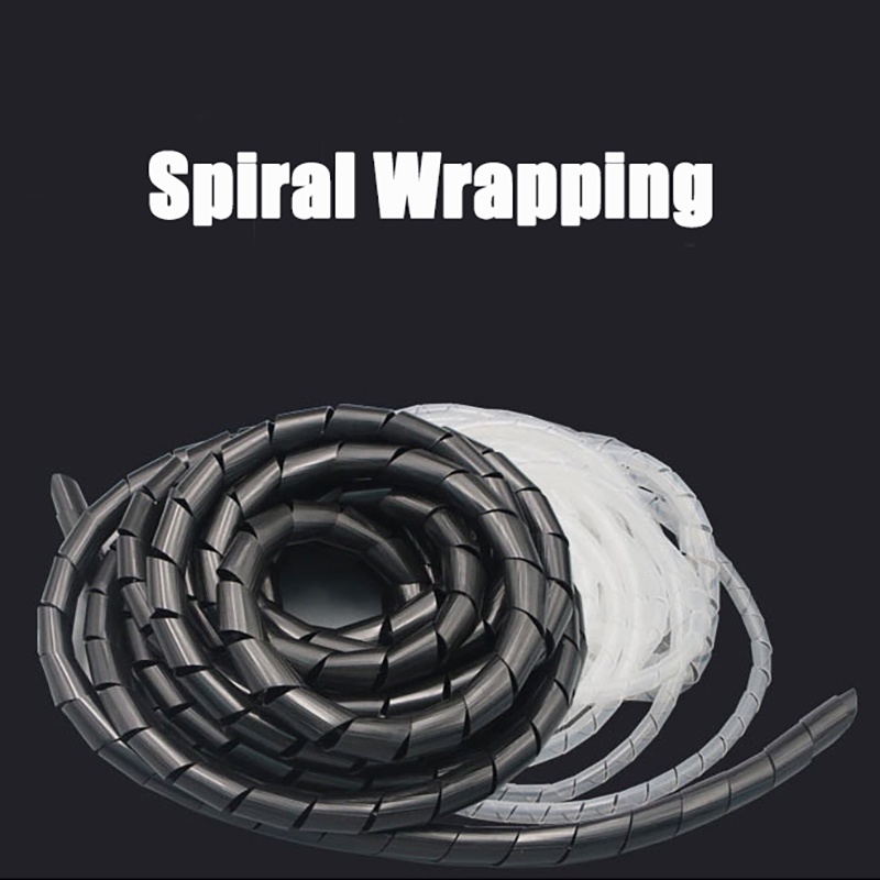 Urlwall Vỏ Bọc Bảo Vệ Dây Cáp 5M / 10M 6mm Chuyên Dụng Cho Xe Mô Tô