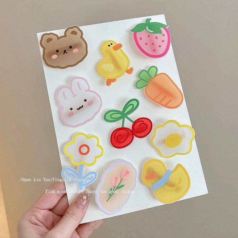 Kẹp Tóc Hoạt Hình Dễ Thương Cho Bé Gái