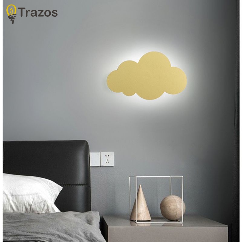 Đèn LED Gắn Tường Hình Đám Mây Nhiều Màu Sắc Trang Trí Phòng Ngủ Cho Bé