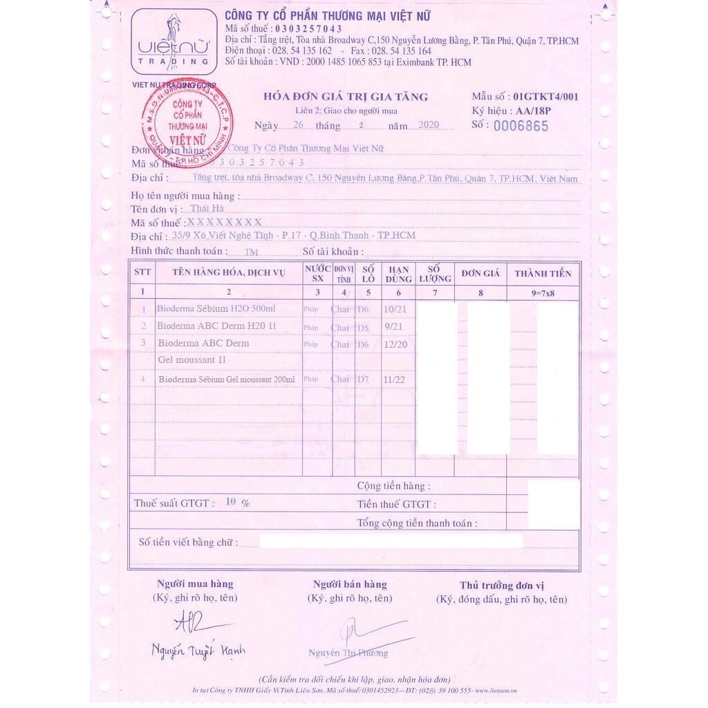 Sữa rửa mặt Bioderma Sebium Cleansing Foaming gel 200ml
