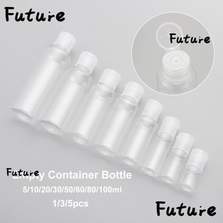 Bình Nhựa Rỗng Trong Suốt Dạng Bóp 5-100ML Dùng Đựng Dầu Gội/Mỹ Phẩm