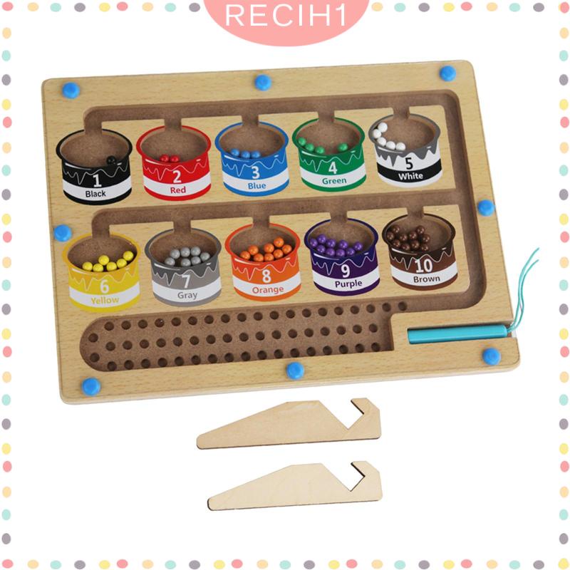 Bộ Đồ Chơi Mê Cung Bằng Gỗ Nhiều Màu Sắc Cho Trẻ Mẫu Giáo