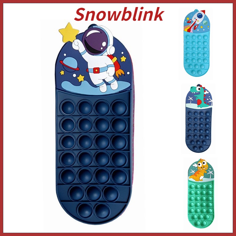 Túi Đựng Bút Bằng Silicone Cỡ Lớn Hình Phi Hành Gia Khủng Long