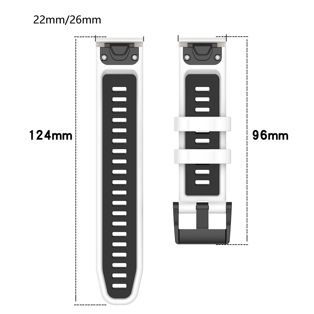 Dây Đeo Đồng Hồ 20MM 22MM 26MM Cho Garmin Fenix 6X 6 6S Pro 5X 5 5S 7X 7 7S 3HR instinct Forerunner 935 945