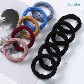 Set 5 Dây Buộc Tóc Co Giãn Mini Đơn Giản Cho Nữ
