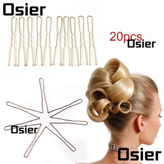 Set 20 kẹp xước hình chữ U kiểu gợn sóng nhiều màu thời trang cho nữ