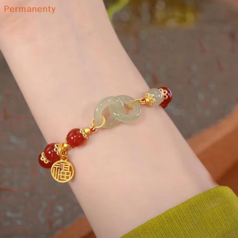 Vòng Tay Chuỗi Hạt May Mắn Thời Trang Vintage