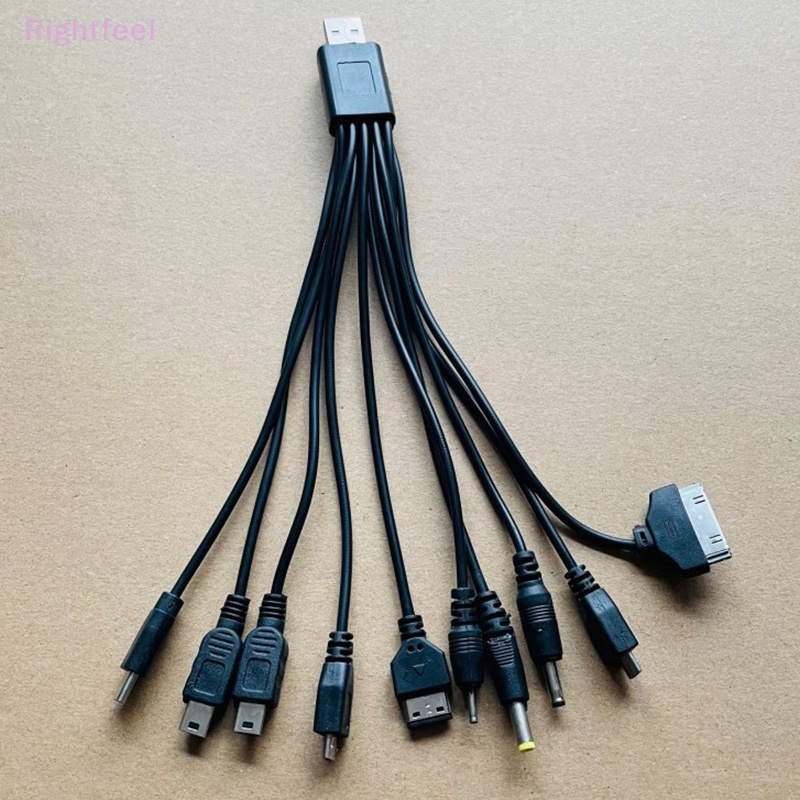 Dây Cáp Sạc / Truyền Dữ Liệu USB 10 Trong 1 Thông Dụng Chất Lượng Cao Mới