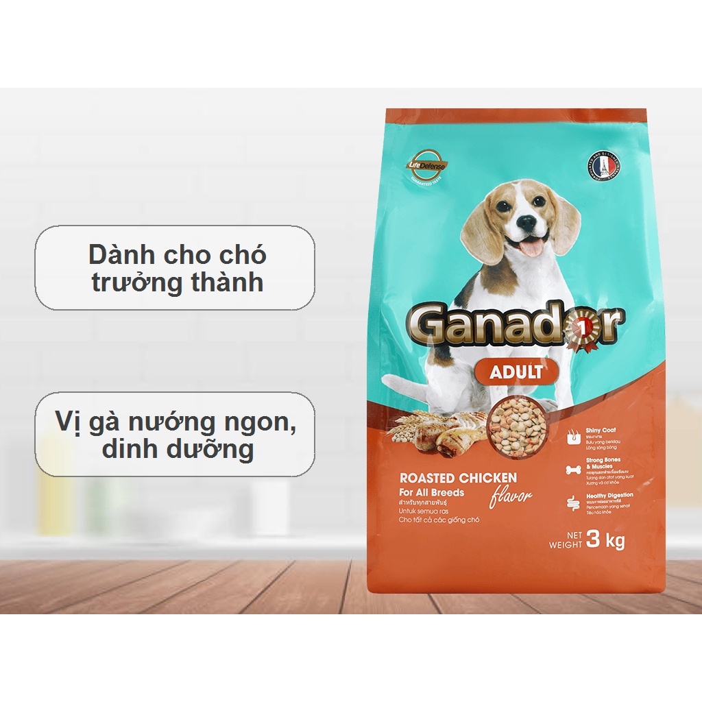 Thức ăn hạt cho chó lớn & chó con GANADOR và GANADOR PREMIUM 400gr đủ vị