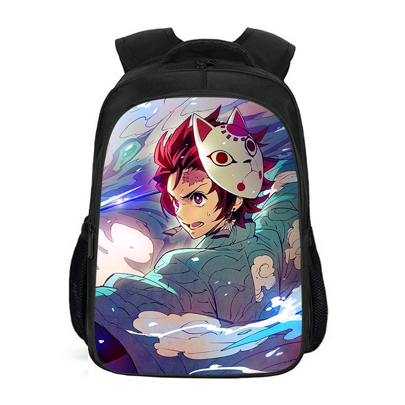 Dễ Thương Ba Lô Anime Demon Slayer Đi Học In Hình Nhân Vật Slayer Kimetsu no Yaiba Đáng Yêu