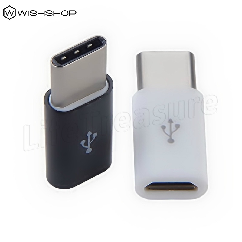 Đầu Chuyển Đổi Từ Cổng Micro USB Sang Giác Cắm Type C / IPhone