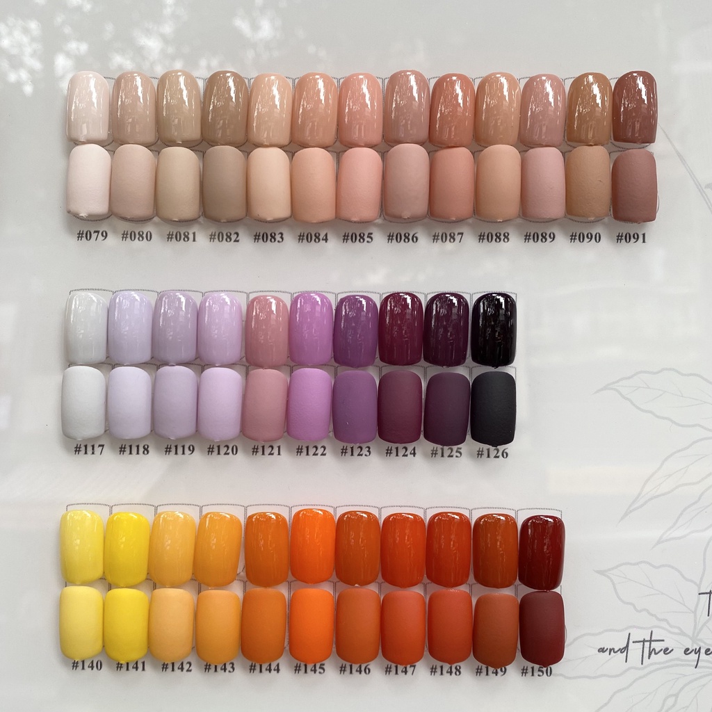 Sơn gel Amii bảng từ 41-80 - sơn gel- đồ nails nhật quyên