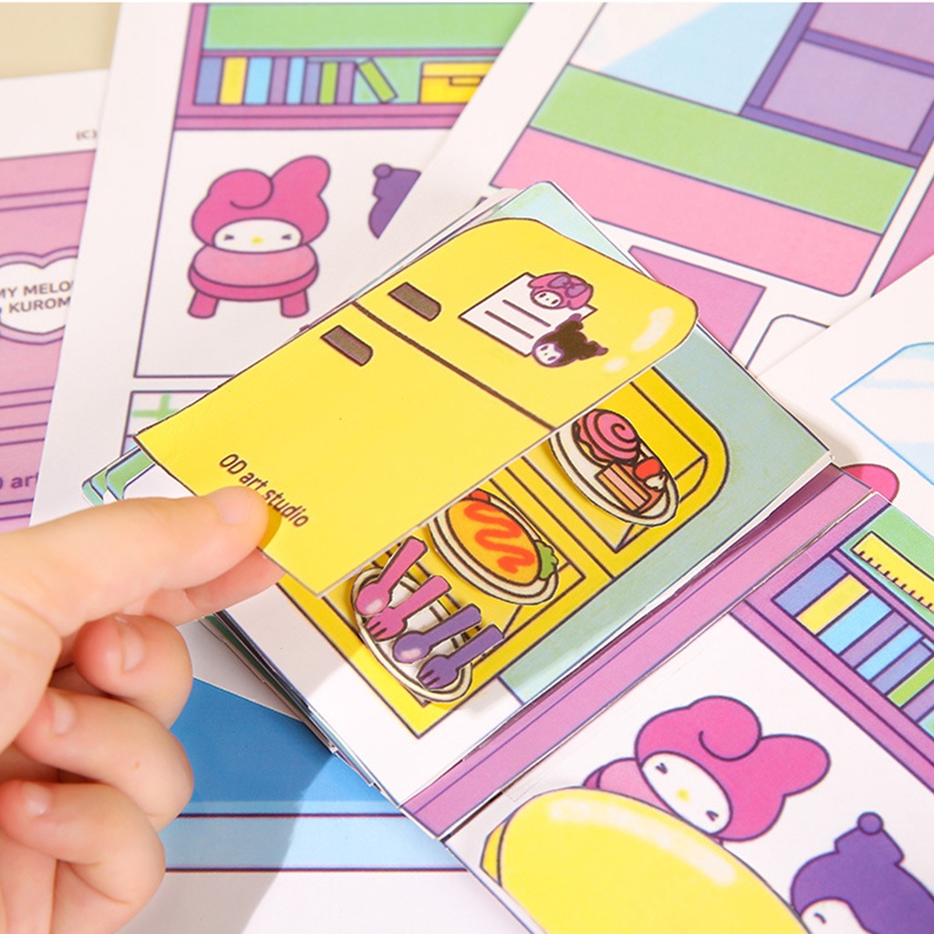 Sách Hoạt Hình Thủ Công Tự Làm Sách Không Cắt Dành Cho Trẻ Em SG094