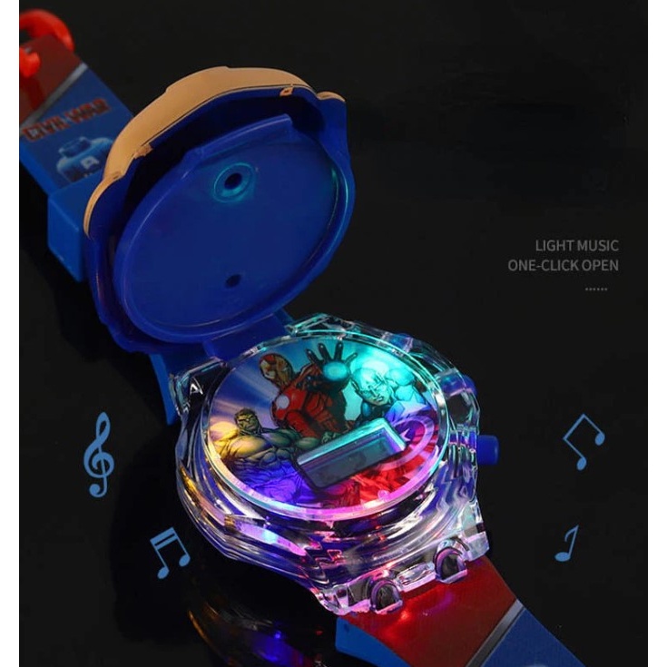 Đồng Hồ 3D Phát Nhạc Và Đèn Cho Bé