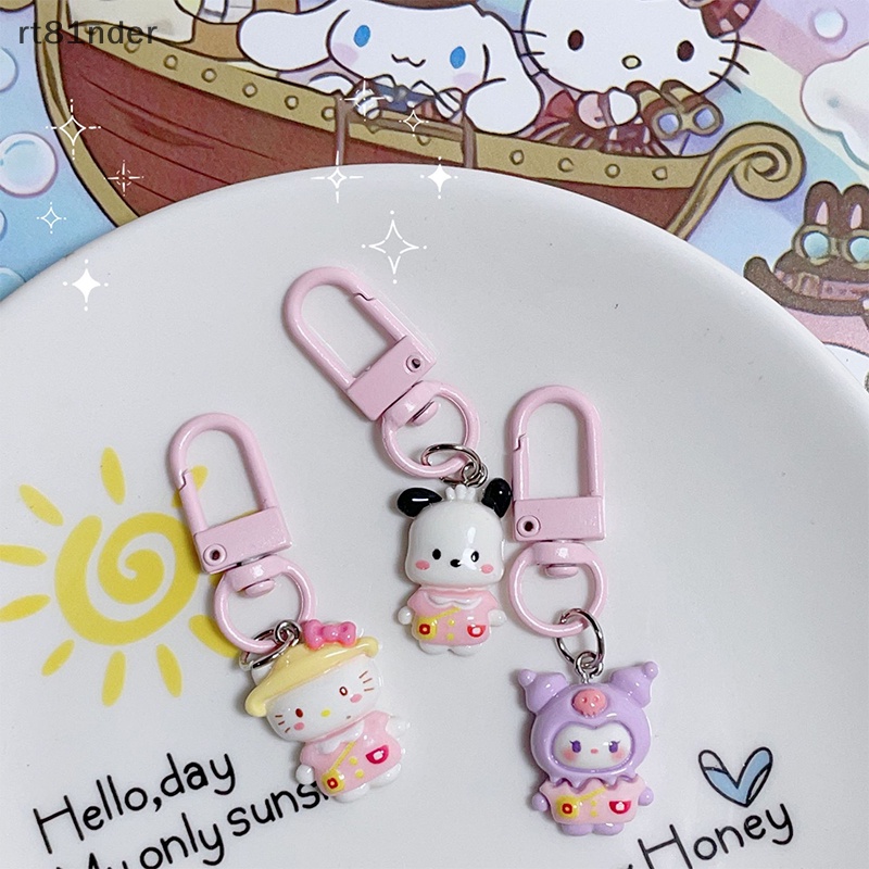 Rt Móc Khóa Hình Nhân Vật Hoạt Hình Sanrio Kuromi My Melody Cinnamoroll Dễ Thương Trang Trí Ba Lô Cho Nữ n