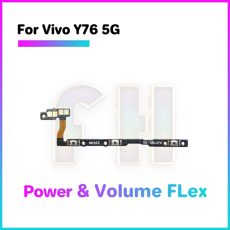 Nút âm lượng nguồn linh hoạt cho vivo y76 y76s y79 y81 y81i y81s y83 pro 5g bật tắt phím tắt nút ribbon flex cáp