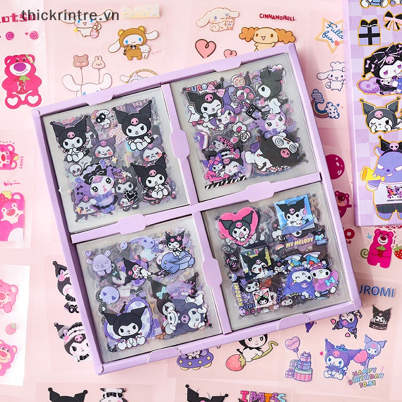 Bộ 25 Tấm Sticker Hình Sanrio Dễ Thương Bằng PVC Chống Nước Dùng Trang Trí Sổ Tay DIY
