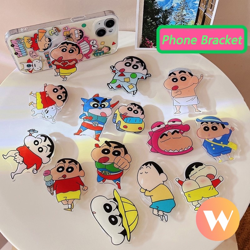 Giá Đỡ Điện Thoại Hình Cậu Bé Bút Chì Shin-chan Dễ Thương
