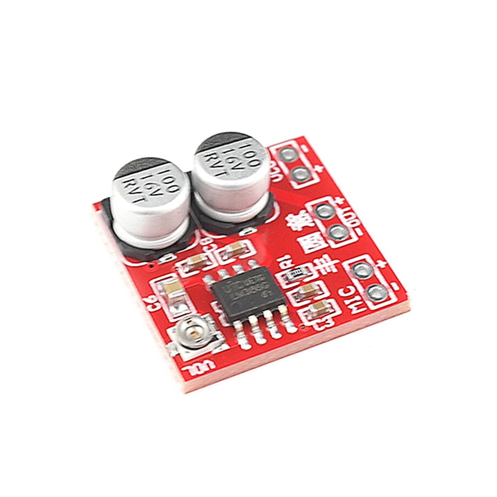 RIRIHI Bảng Mạch Khuếch Đại Âm Thanh Micro DC4-12V LM386 Chuyên Dụng