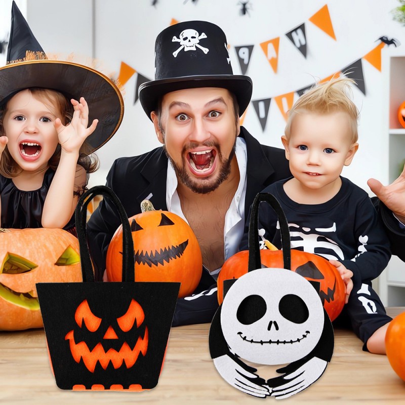 Túi Đựng Kẹo Trang Trí Halloween Cho Bé