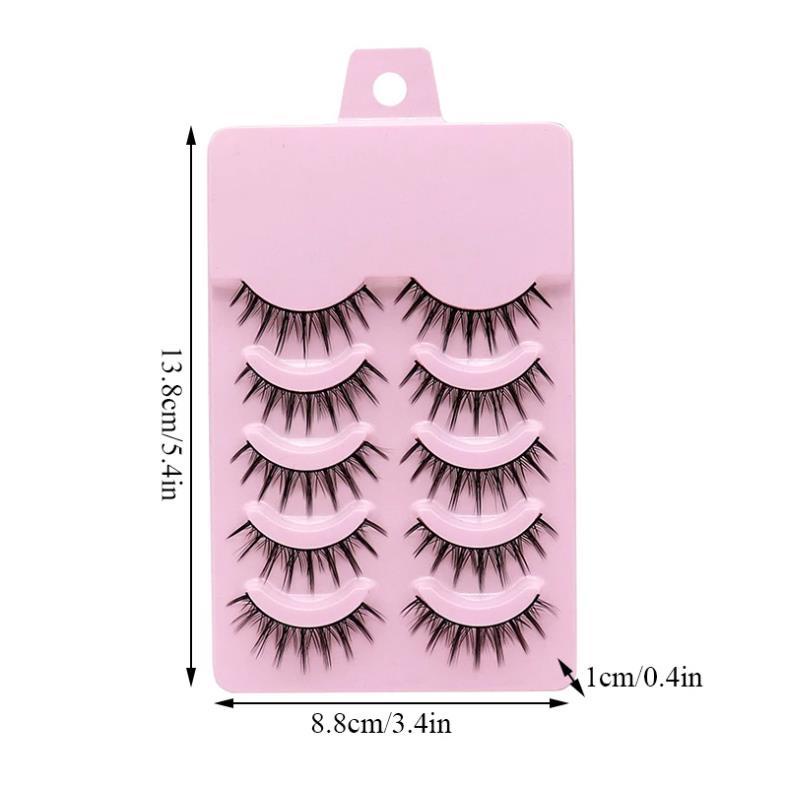 Set 5 Cặp Lông Mi Giả 3D Hóa Trang Thần Tiên Nhật Bản