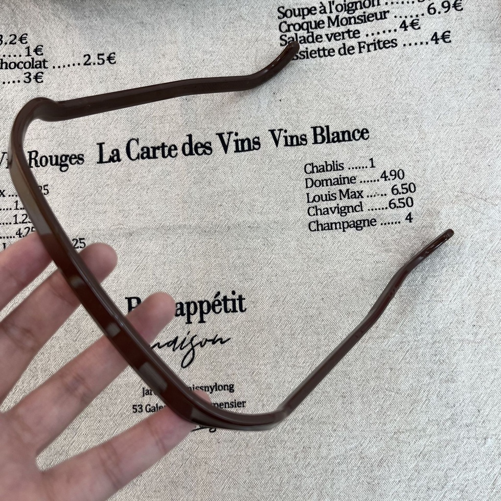 Băng Đô Cài Tóc Hình Vuông Phong Cách Mới 2023 Dễ Phối Đồ