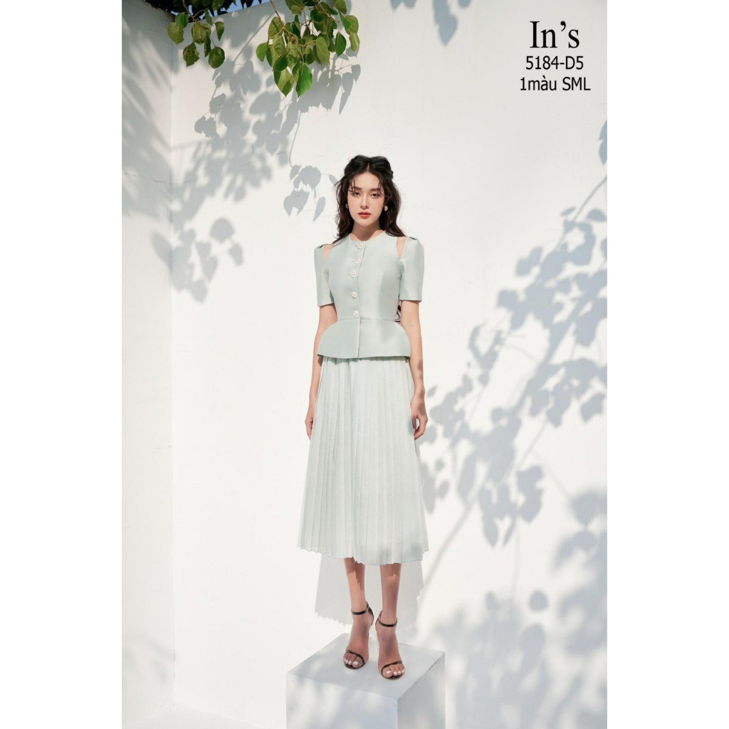 Sét tapta chân váy dập ly cực sang