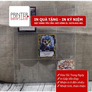 ❌(12 Mẫu) Sheet Card MeeT A4 , Tấm Đựng Card Trong Suốt