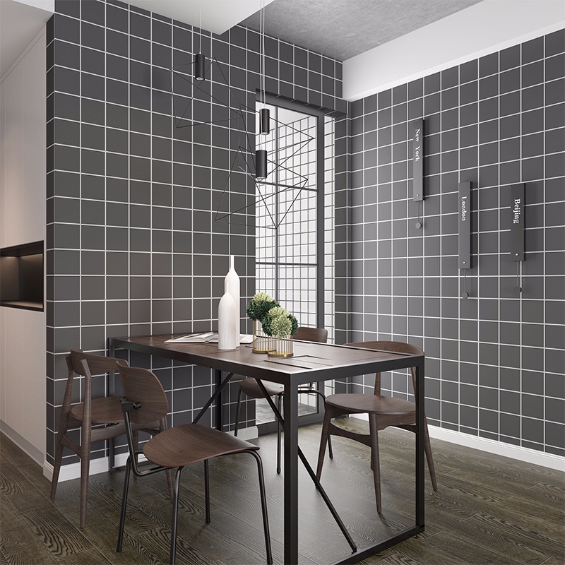 Ốp Điện Thoại Thời Trang Cho Iphone Se7ven Se7ven Se7ven✨Giấy Dán Tường Màu Xám Trơn Chống Nước Chống Bẩn Trang Trí Phòng Khách / Ký Túc Xá / Phòng Ngủ