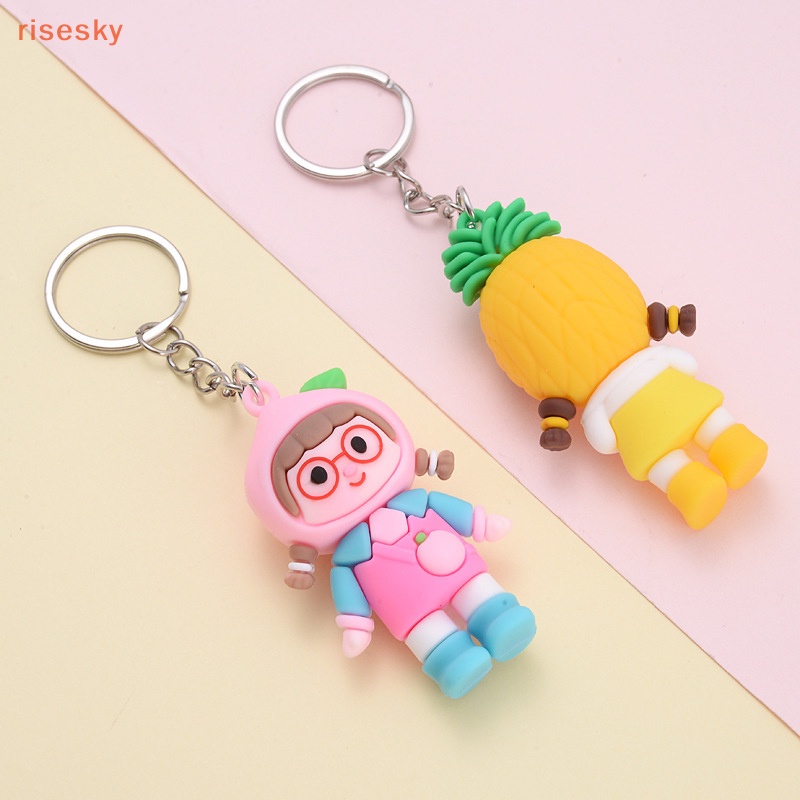 Móc Khóa Búp Bê Hoạt Hình Trái Cây Dưa Hấu / Dưa Hấu Bện Dây Dễ Thương Làm Quà Tặng Hoạt