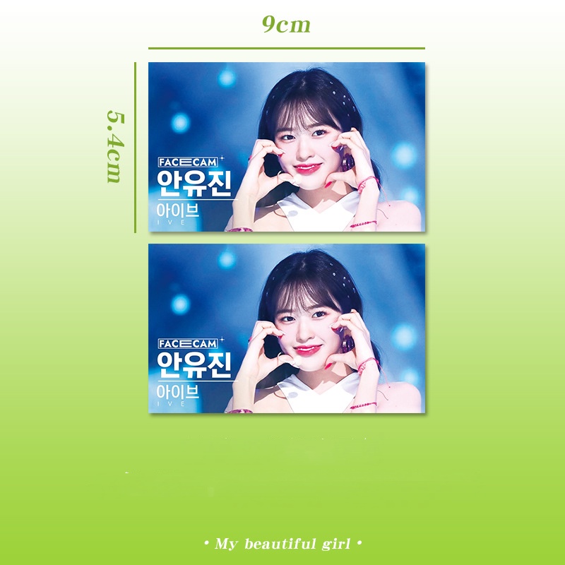 7 cái / bộ ive fancam ảnh bìa sân khấu photocards wonyoung rei liz yujin gaeul leeseo lomo cards kpop postcards ready stock sx
