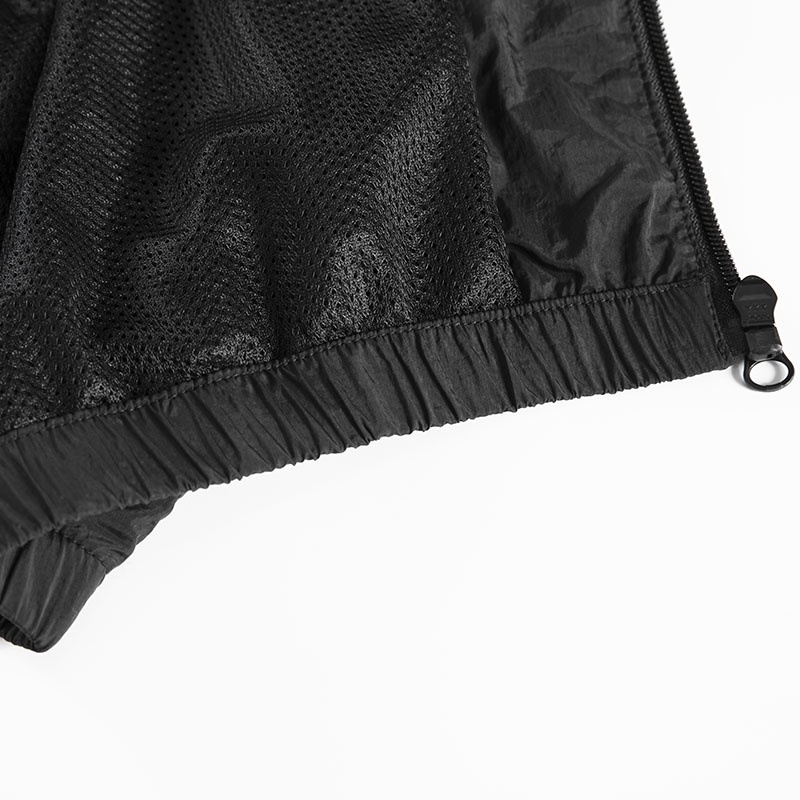 Thêu logo adidas original unisex áo gió có mũ trùm đầu áo gió thể thao chống thấm nước