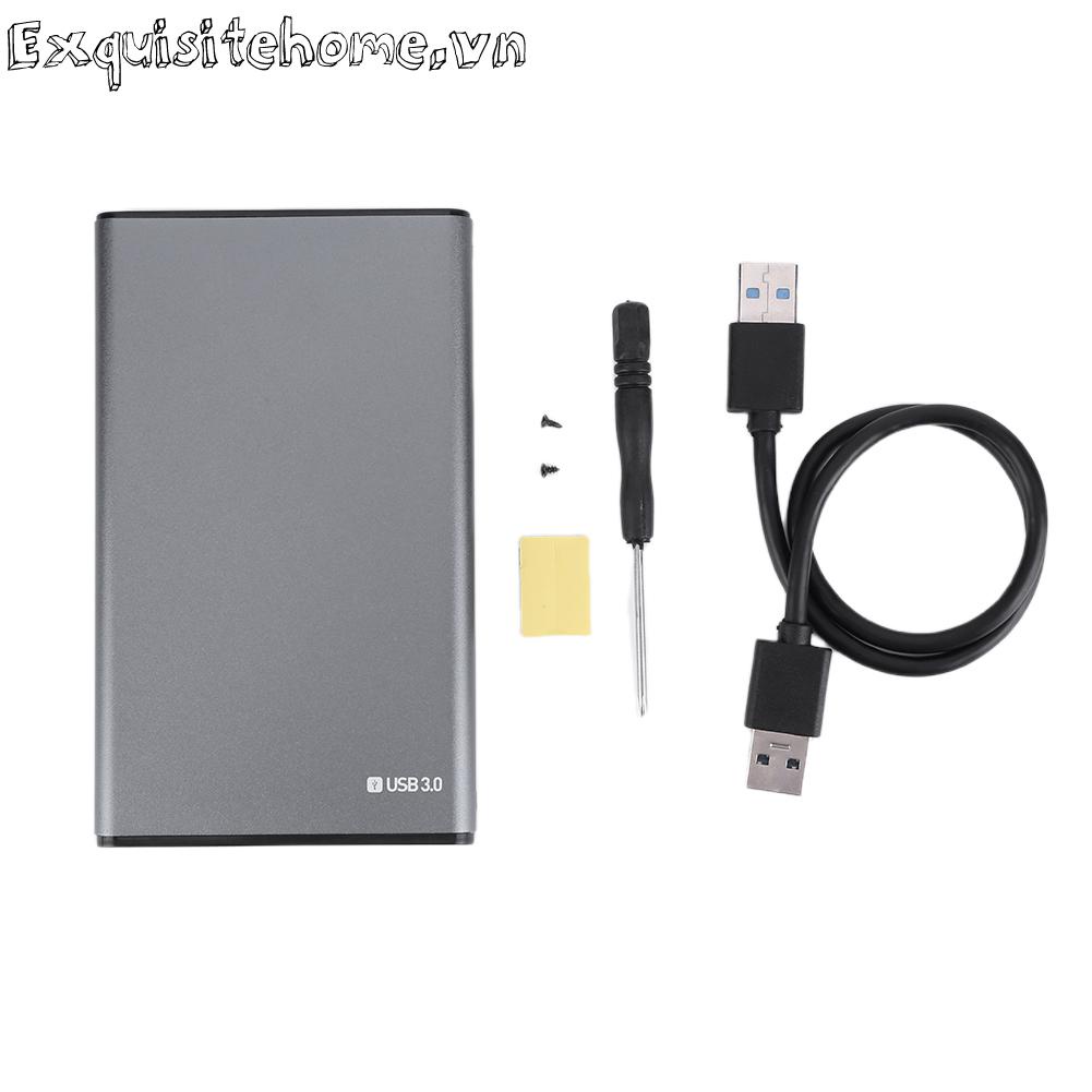 2.5in hdd vỏ ngoài cắm và chạy hợp kim nhôm cho pc / desktop / laptop
