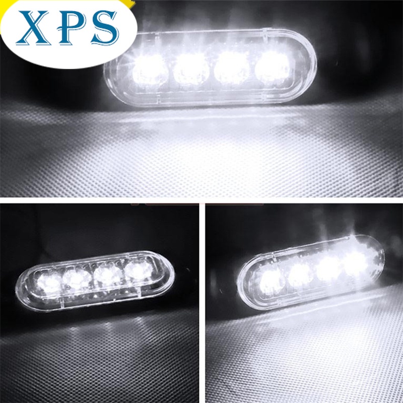 Xps 4 led đèn đánh dấu bên 12-24v đèn phác thảo chống thấm nước xe đầu kéo xe tải van xe buýt đèn báo cảnh báo an toàn