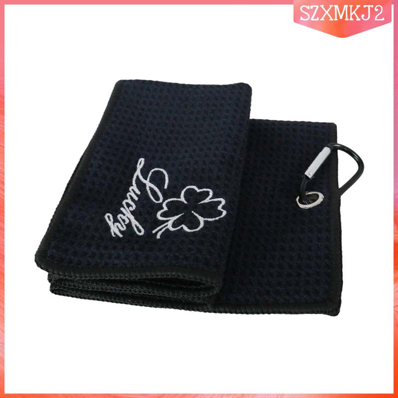 Câu lạc bộ chơi gôn khăn lau khăn chơi gôn cho túi chơi gôn với carabiner hạng nặng cho thiết bị bàn là gôn tees phụ nữ đàn ông quả bóng