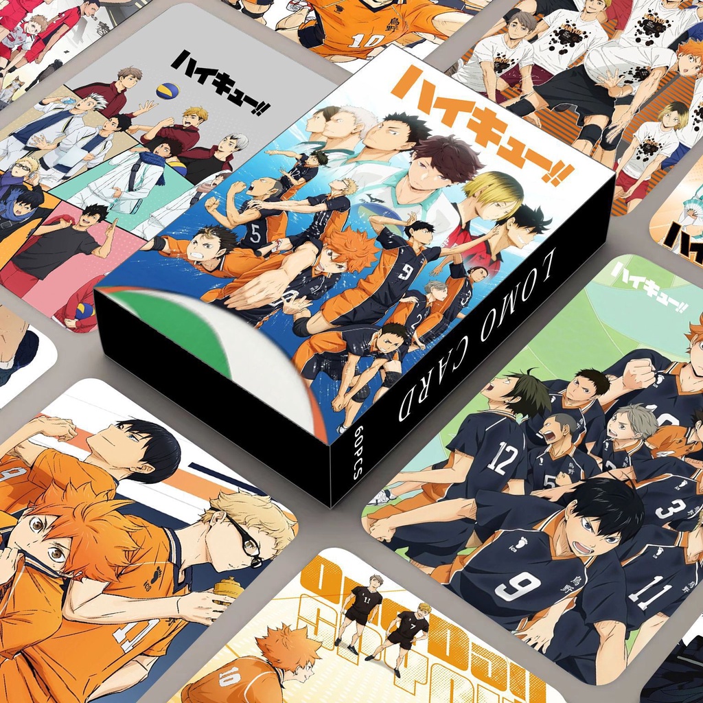 Haikyuu! Photocard Lomo Card Anime Collectibles 60pcs/box