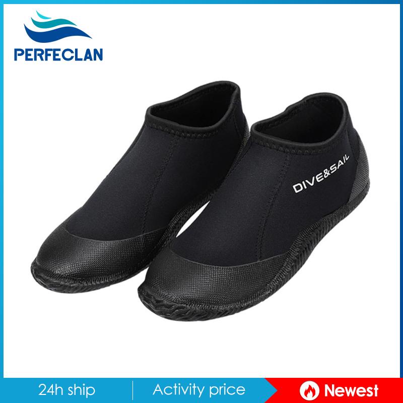 Neoprene 3mm dive boots nslip diving shoes snorkeling rafting phụ kiện